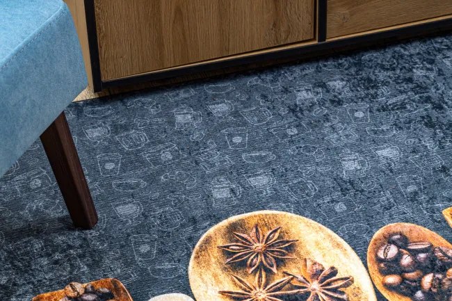 Protišmykový koberec / behúň ANDRE 2811 sivý / béžový