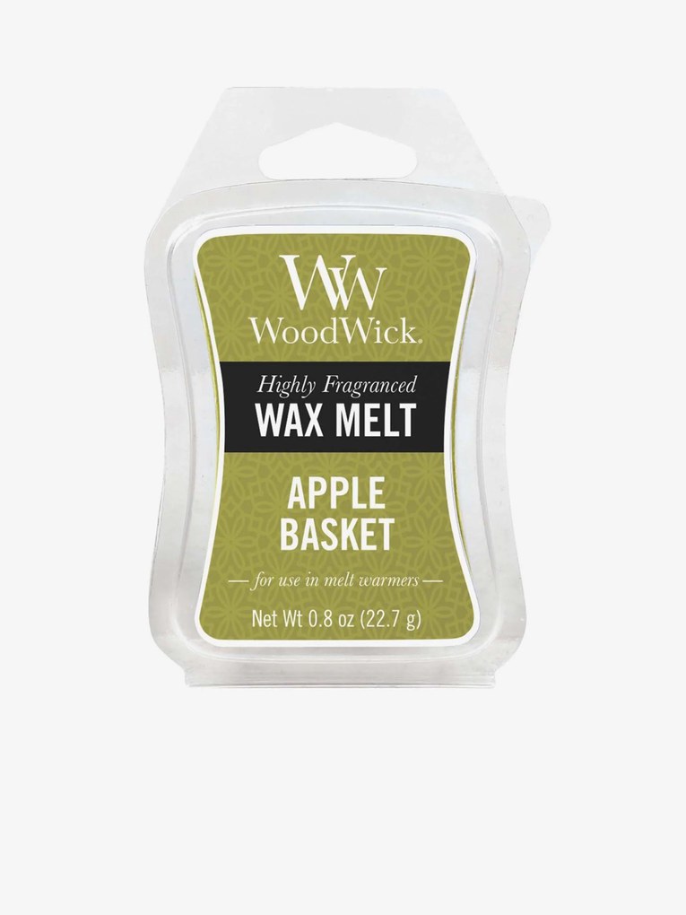 WoodWick zelené vonný vosk do aromalampy Apple Basket