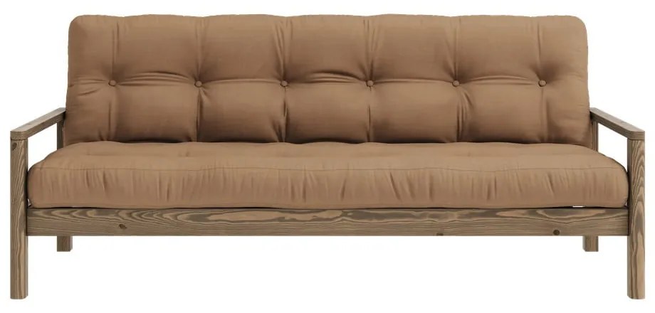Hnedá rozkladacia pohovka 205 cm Knob – Karup Design