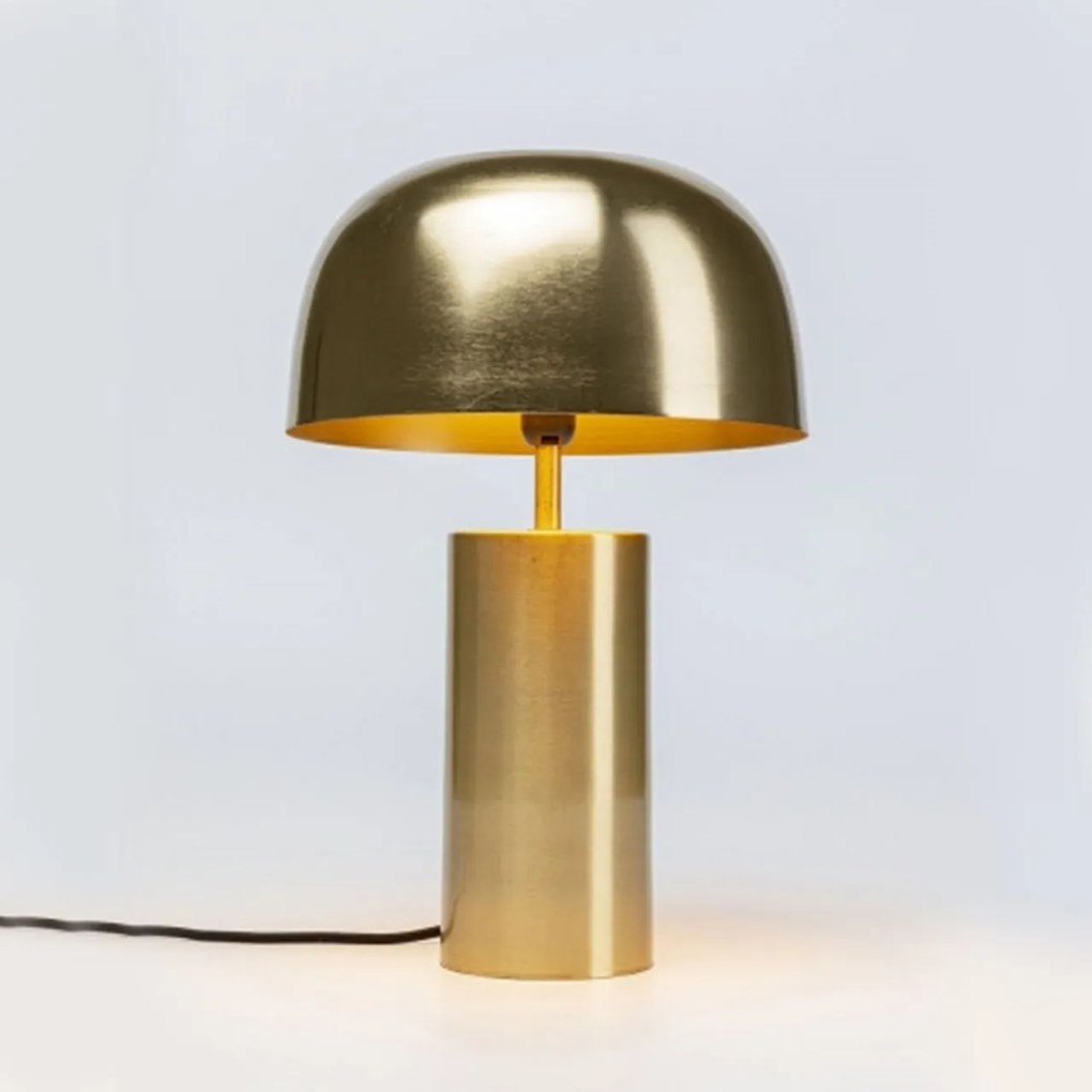 KARE DESIGN Stolná lampa Loungy zlatá 38 × 25 × 25 cm