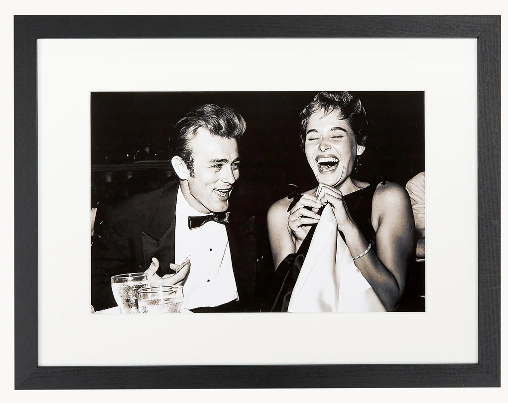 Nástenná dekorácia v ráme Pier Angeli and James Dean