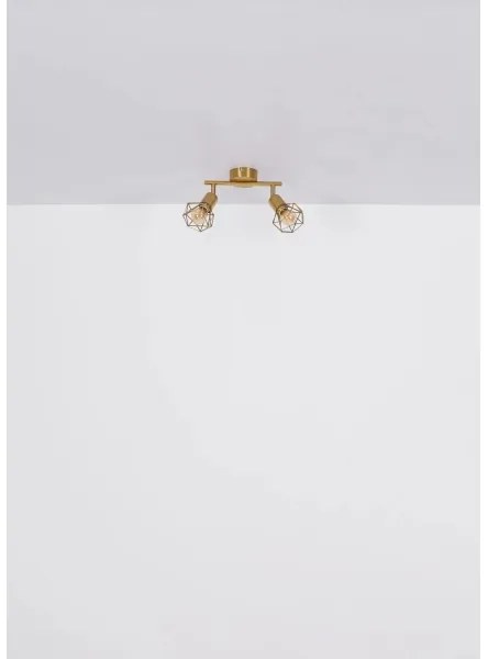 Globo 54802GB-2 - Bodové svietidlo XARA I 2xE14/40W/230V zlatá