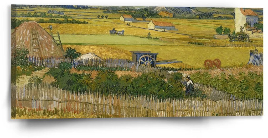 Sablio Obraz Sklizeň - Vincent van Gogh - 110x50 cm