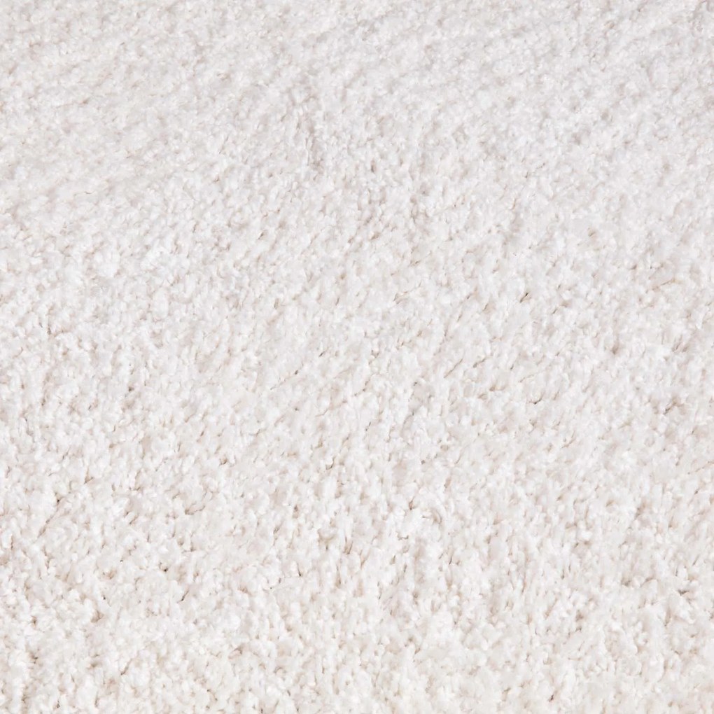 Dekorstudio Shaggy okrúhly koberec CITY 500 krémový Priemer koberca: 120cm