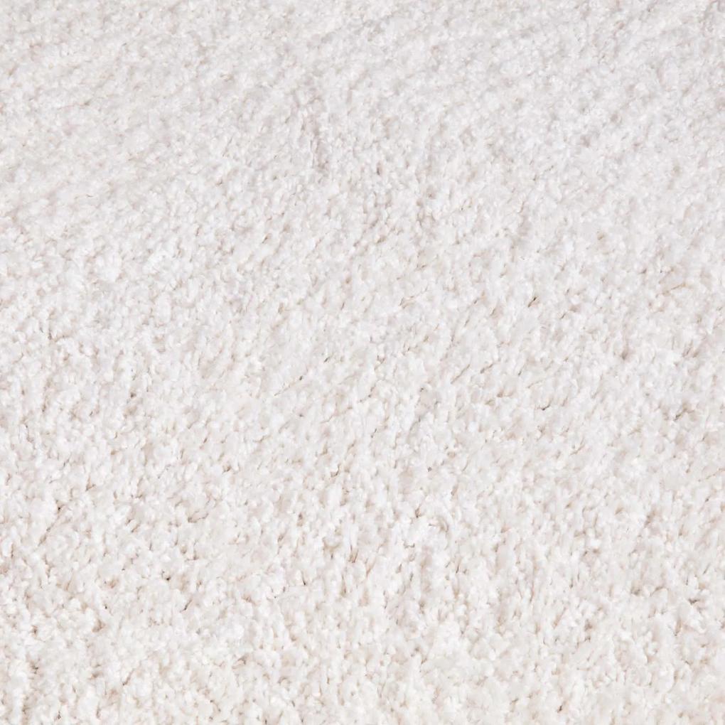 Dekorstudio Shaggy okrúhly koberec CITY 500 krémový Priemer koberca: 80cm