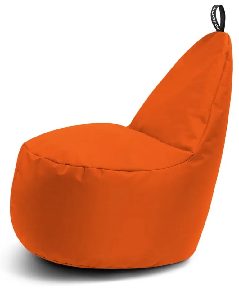 Oranžový detský sedací vak Lull M – So Soft?