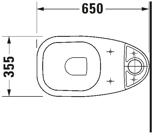 Duravit 21110100002 - kombinované WC D-CODE keramika/lesklá biela