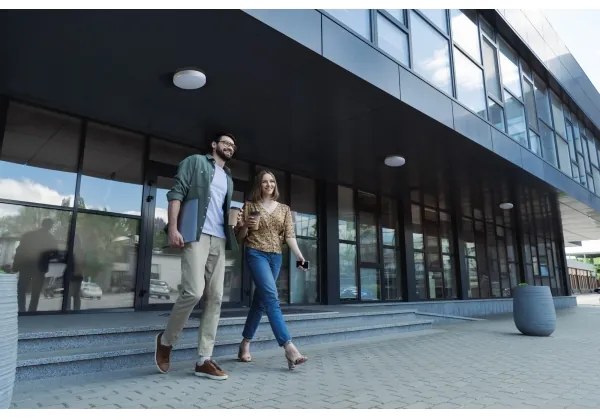 Kanlux 37298 - LED Technické svietidlo so senzorom IPER LED/10W/230V IK10 IP65 guľatý