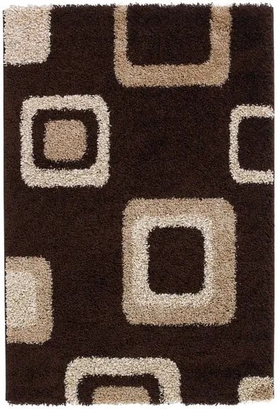 Hnedý koberec Think Rugs Majesty, 60 × 120 cm