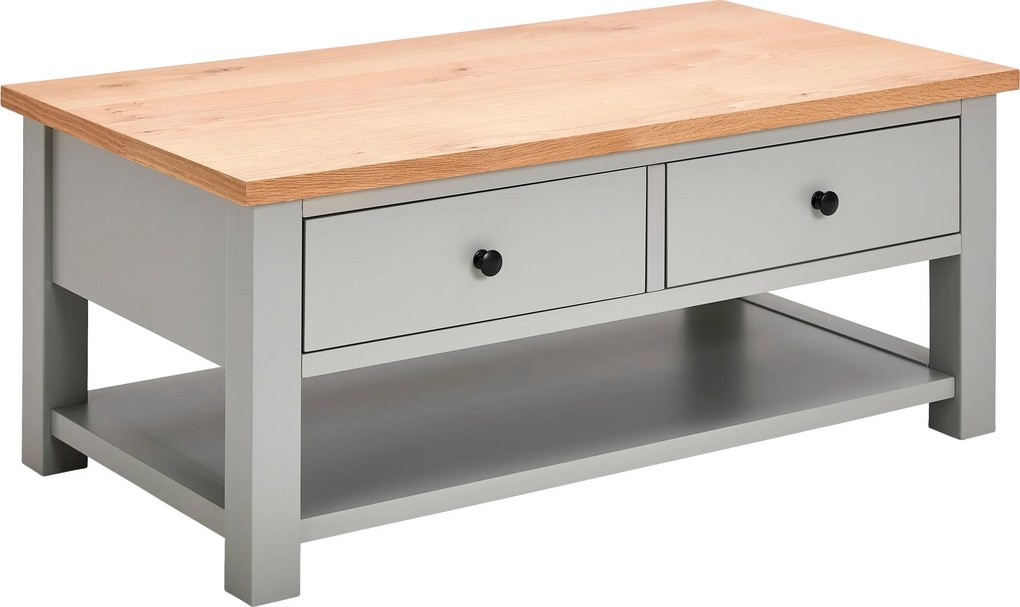 XXXLutz KONFERENČNÝ STOLÍK, sivá, prírodná farba, drevo, kompozitné drevo, 110/45/60 cm MID.YOU - Stolíky do obývačky - 002510002101