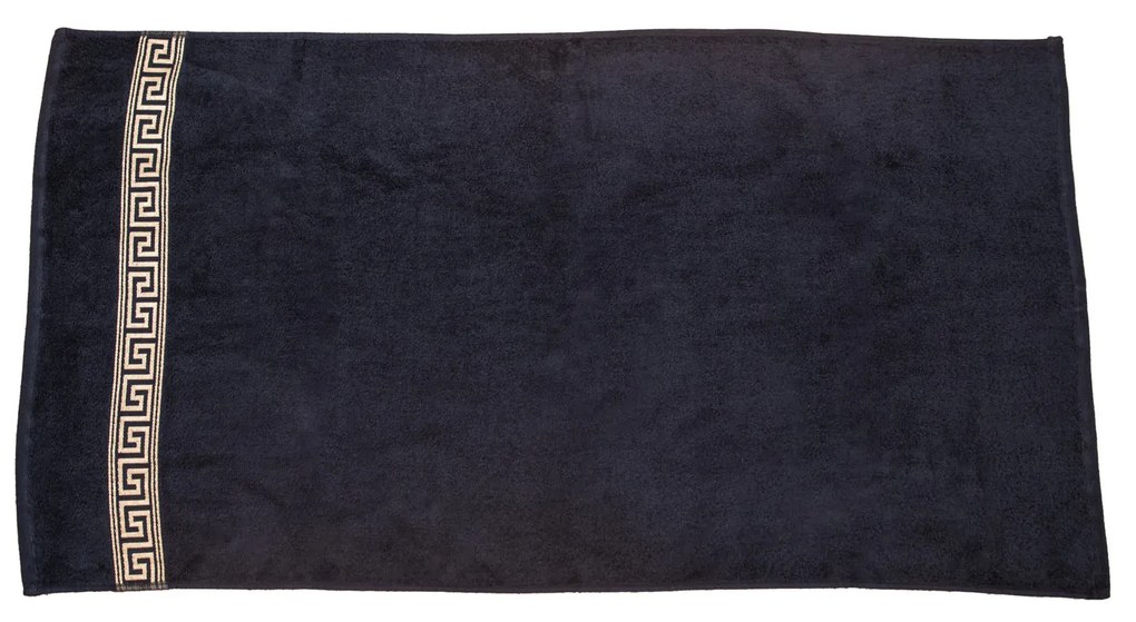 Uterák GREEK 50 x 90 cm čierny, 100% bavlna