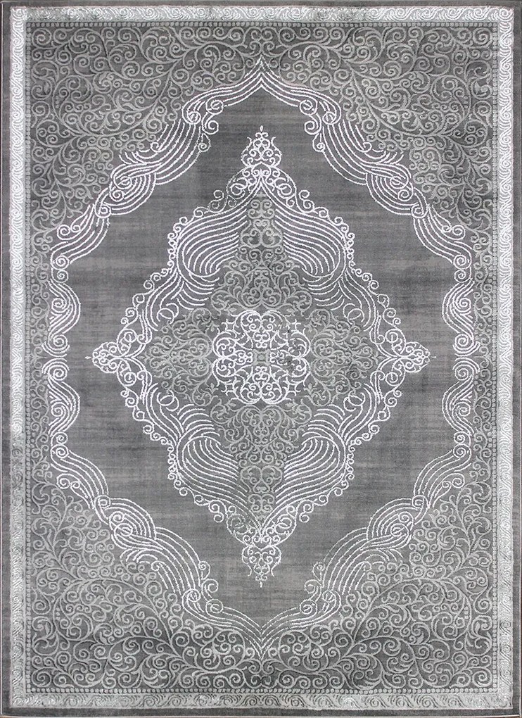 BE Koberec Elite 3935 GREY – sivý obdĺžnikový Rozmer: 120x180 cm