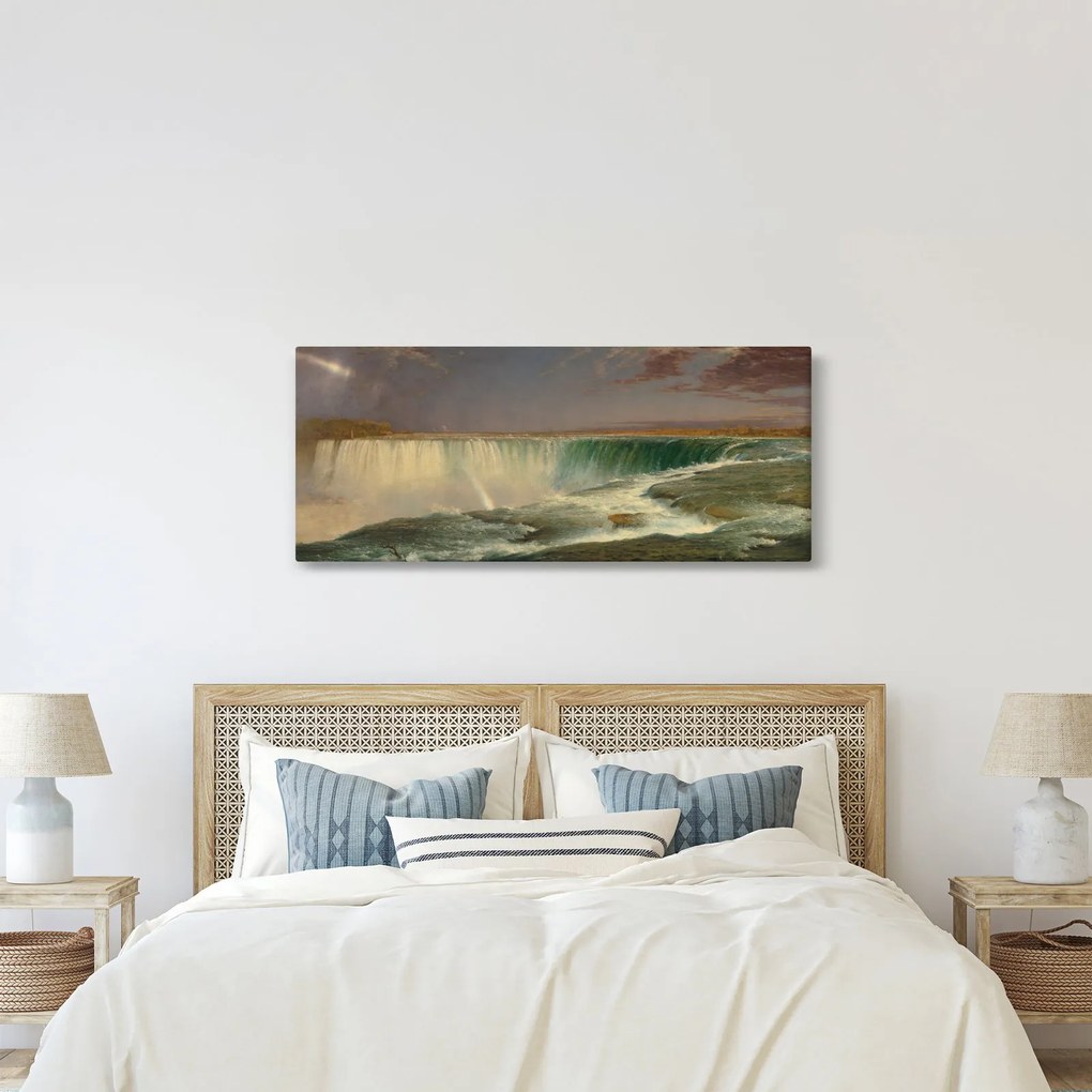 Obraz - Frederic Edwin Church, Niagara, reprodukcia (120x50 cm)