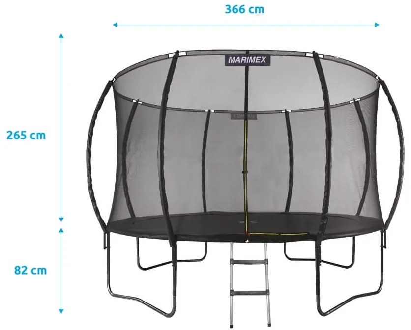 | Trampolína Marimex Comfort 366 cm + ochranná sieť + schodíky ZADARMO | 19000096