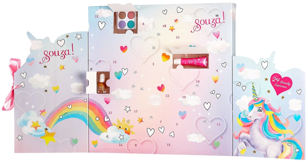 Souza! – Adventný kalendár krásy s jednorožcom