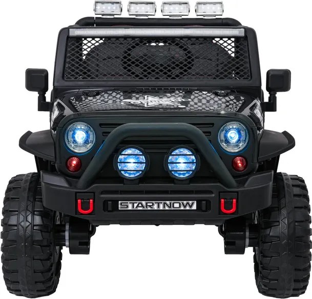 Elektrické autíčko Jeep BEAST 4x4 čierne