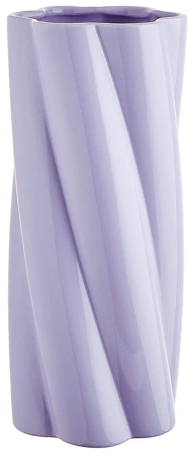 TWIST Váza 30 cm - sv. fialová