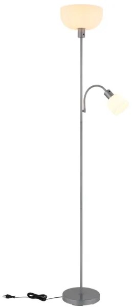 Globo 59947 - Stojacia lampa HINTON 1xE27/40W/230V + 1xE14/25W
