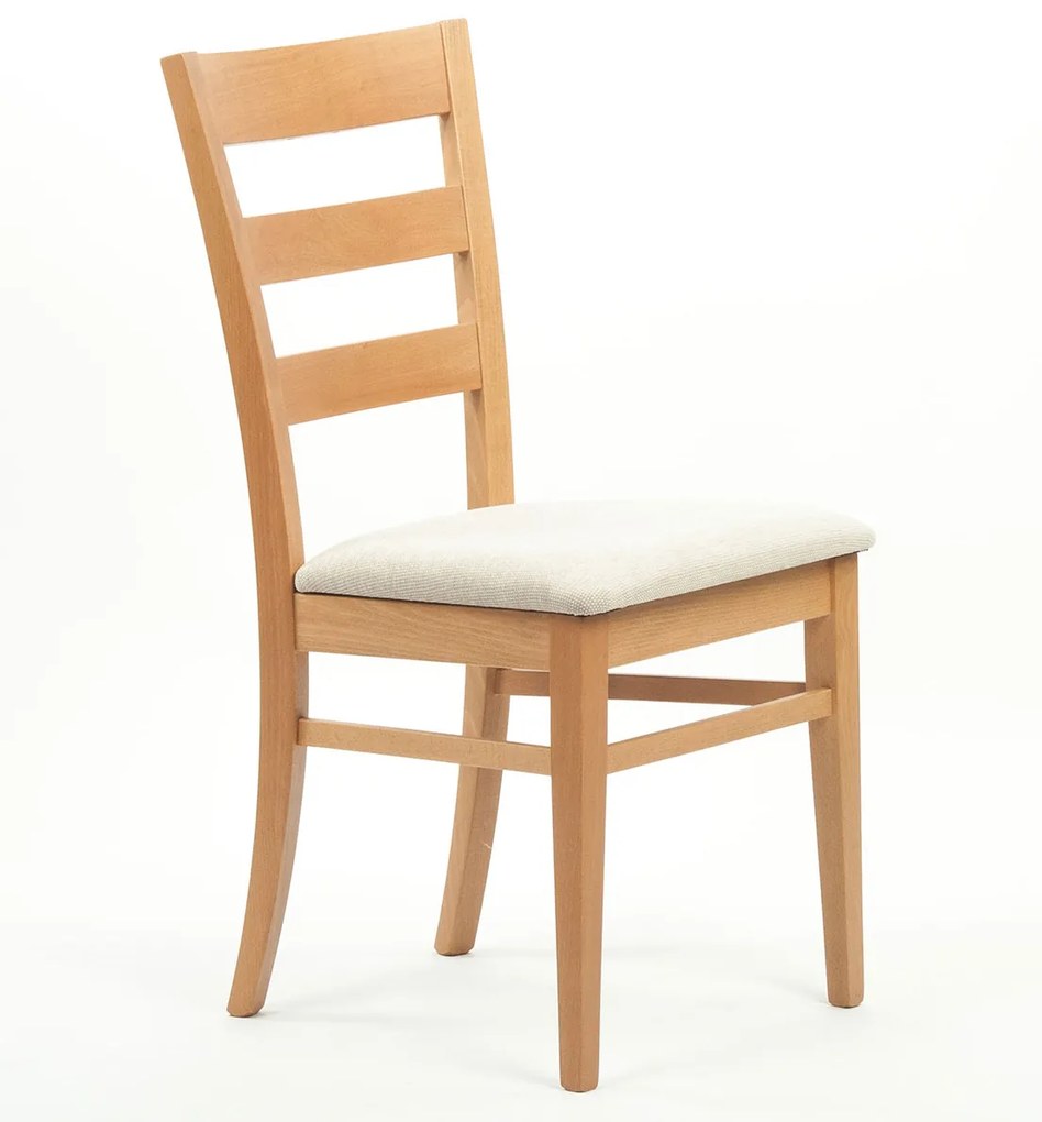 Stima Stolička VIOLA s čalúneným sedákom Vyberte odtieň ->: Tmavo hnedá, Vyberte látku ->: GENEZA soft 4