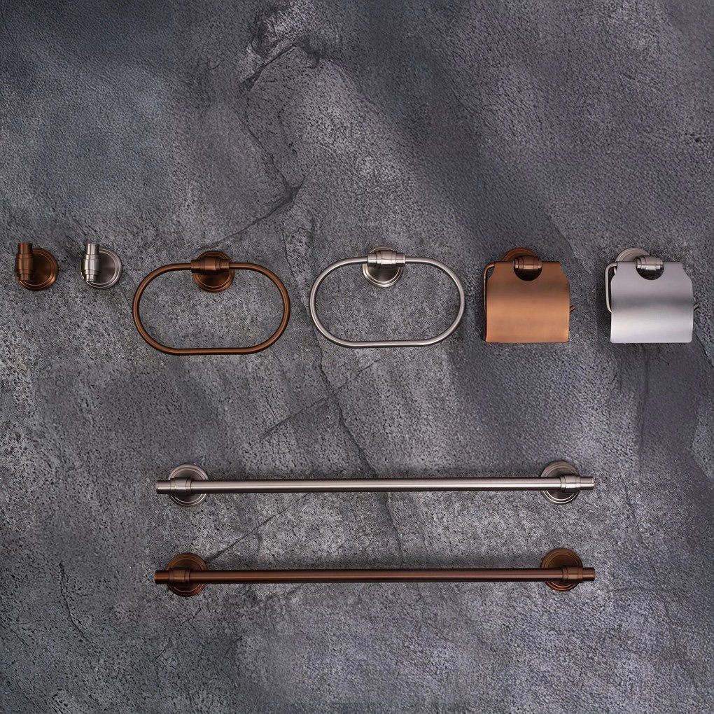 Rea Aristo, vešiak na uterák 60cm, medená matná, REA-98500