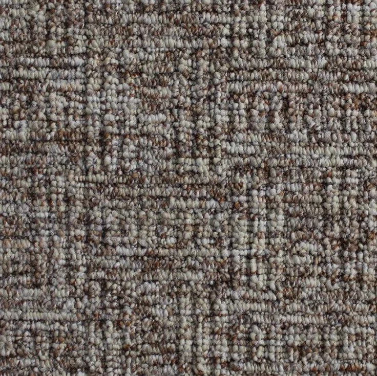 Spoltex, Koberec metráž Optik 14 Hnedý, na mieru, šíře 3m,4m,5m, hnedá, filc, chodba / predsieň