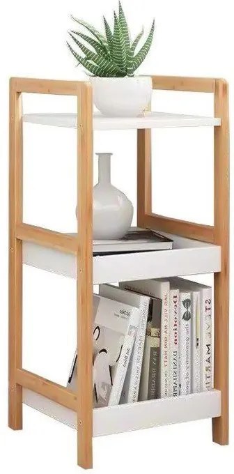 Univerzálny regál 72 cm do interiéru biela