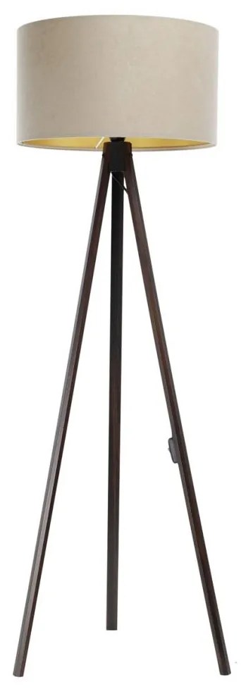 BPS Koncept Stojacia lampa STANDART 1xE27/60W/230V béžová/wenge BS0490