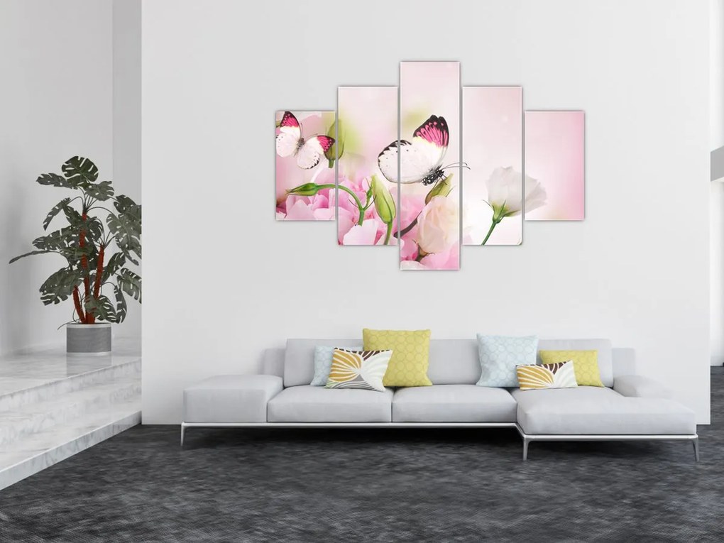 Obraz - Motýľ (150x105 cm)