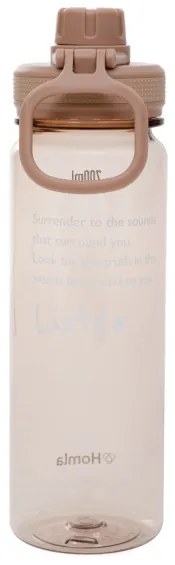Fľaša LUNARE béžová s nápisom 888279 700 ml