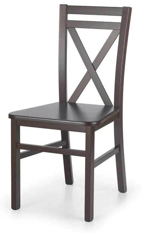Drevená jedálenská stolička DARIUSZ 2 – masív, viac farieb Biela / Jelša