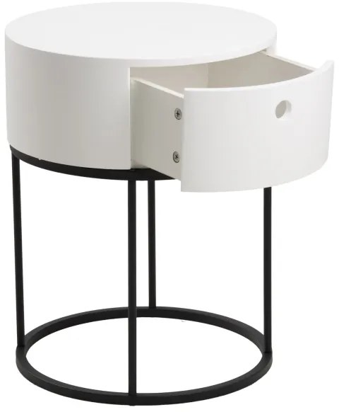 Nočný stolík COLUM biela