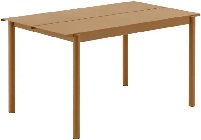 Muuto Stôl Linear Steel Table 140 cm, burnt orange