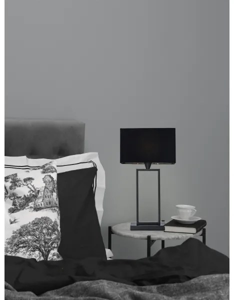 Cottex B2821SV - Stolná lampa KENSINGTON 1xE14/40W/230V čierna