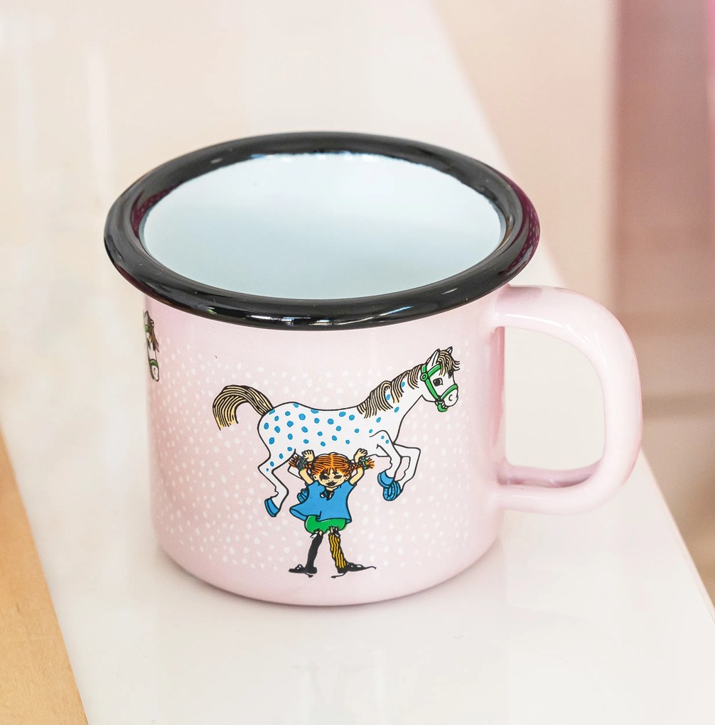 Hrnček Muurla Pippi Dlhá pančucha Pippi a pán Nilsson 150 ml