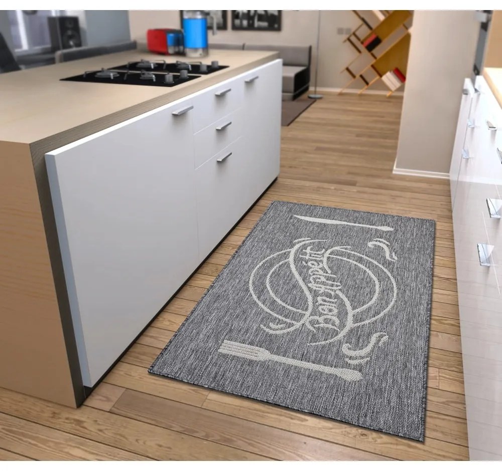 Sivobéžový koberec 92x150 cm Cucina – Hanse Home