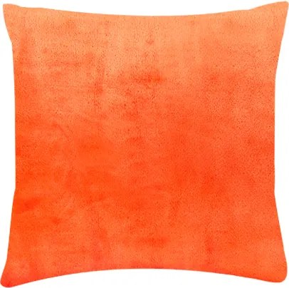XPOSE ® Mikroplyšový povlak na polštář - oranžová 40x40 cm