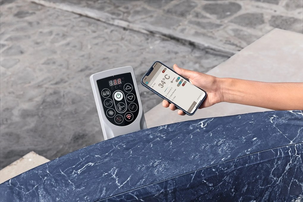 BESTWAY Lay-Z-Spa Toronto ThermaCore Smart AirJet Vírivka, 190 x 70 cm, 7 osôb 6001W