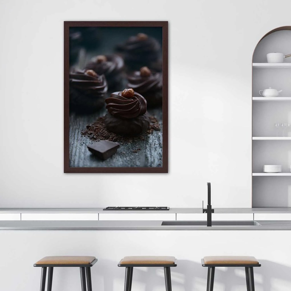 Gario Plagát Čokoládový dezert Farba rámu: Bez rámu, Rozmery: 30 x 45 cm