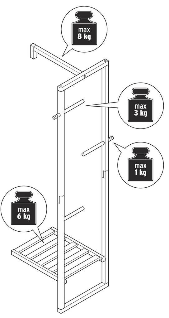 Stojan na oblečenie