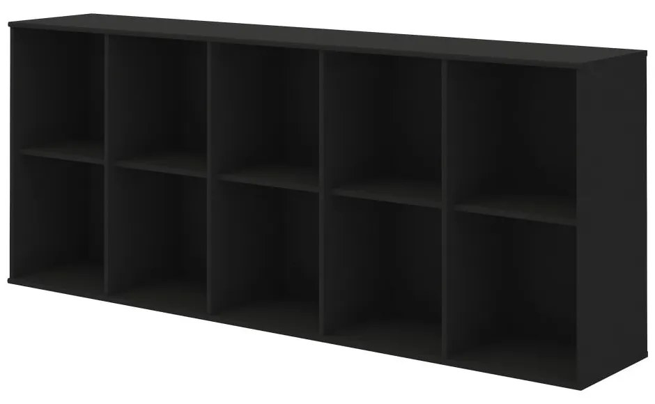 Čierny modulárny policový systém 169x69 cm Mistral Kubus - Hammel Furniture