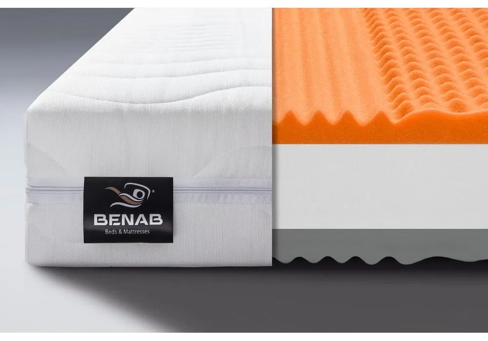 Tvrdý/stredne tvrdý penový obojstranný matrac 80x200 cm Dreamy Balance – BENAB