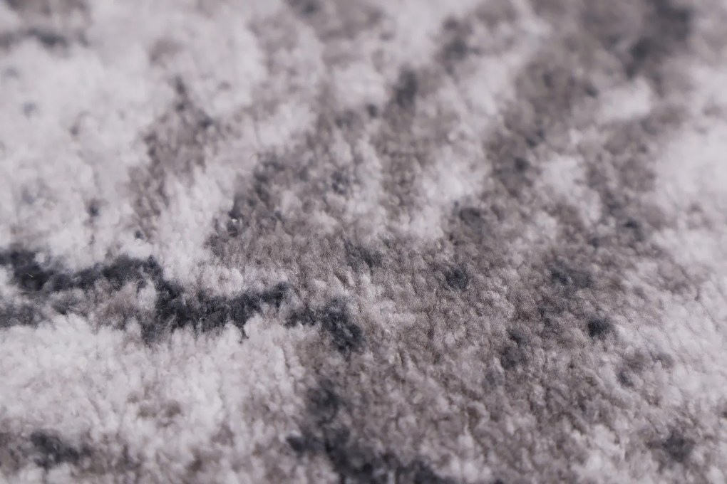 Spoltex, Behúň na mieru Marble 19 šedý, šíre 100 cm, šedá, chodba / predsieň