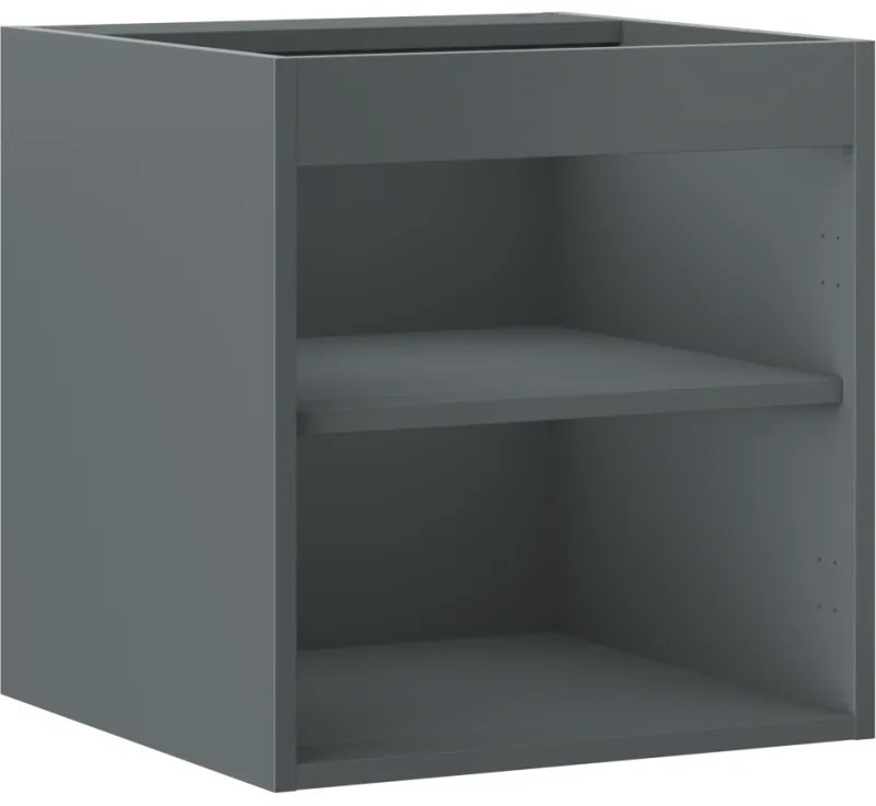 Mexen Box-A, závesná skrinka 45 cm, grafitová matná, 91AX1-0450-470-1-66