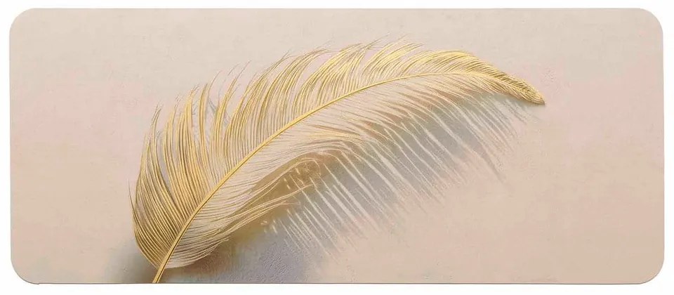 Svetlohnedá kúpeľňová predložka 50x120 cm Angelica – douceur d'intérieur