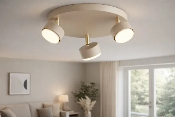 Brilagi - LED Bodové svietidlo MONO 3xGX53/30W/230V béžová/zlatá