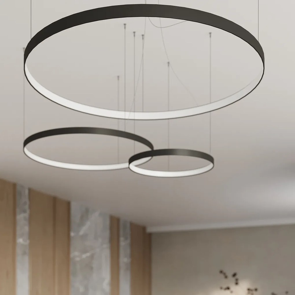 Závesné LED svietidlo Rio 78, 1x LED 50w, 3000k, b