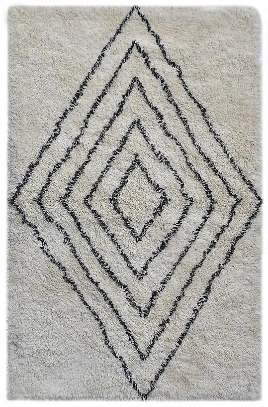 Koberec Berber 97 krémová 60x90 Merkury Home
