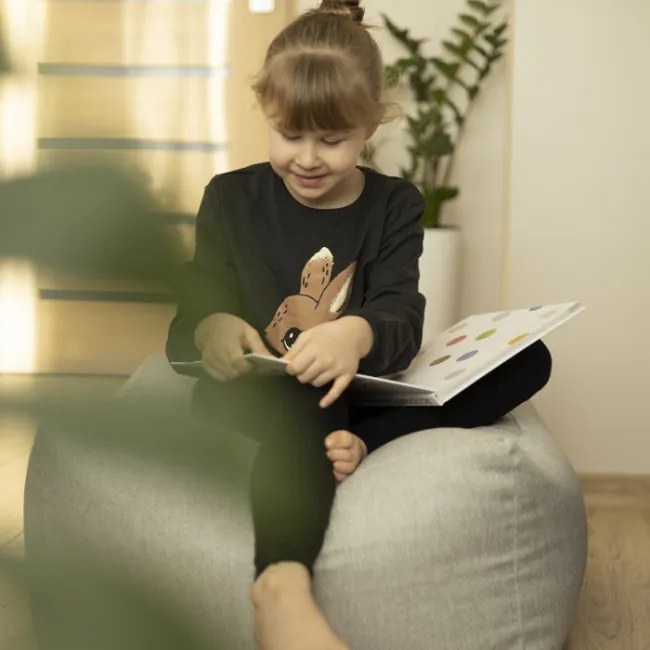 Taburetka Florencia melanž tyrkysová