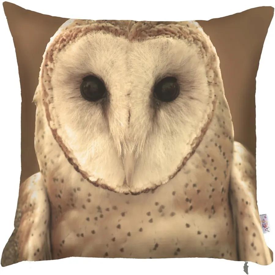 Obliečka na vankúš Mike & Co. NEW YORK Owl, 43 × 43 cm