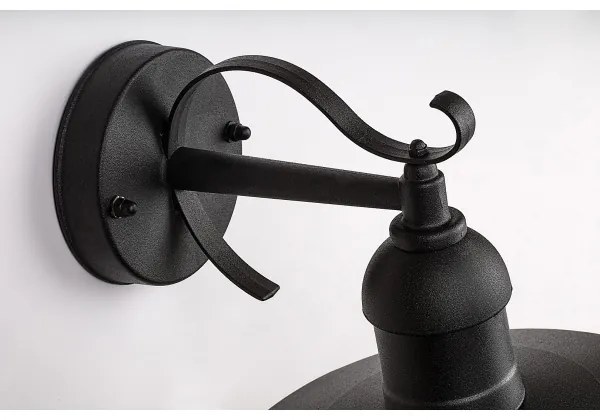 Brilagi - Vonkajšie nástenné svietidlo MOLDE 1xE27/60W/230V IP44 čierne